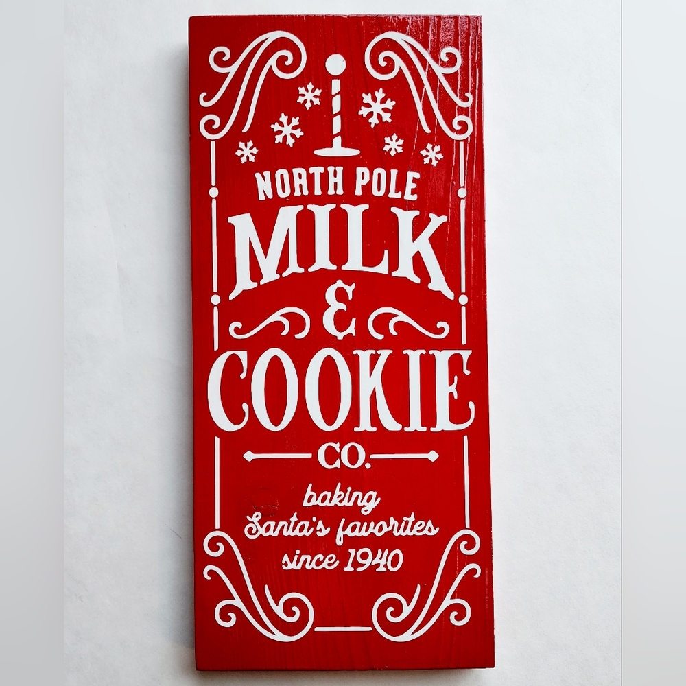 Christmas Decor Wood Sign